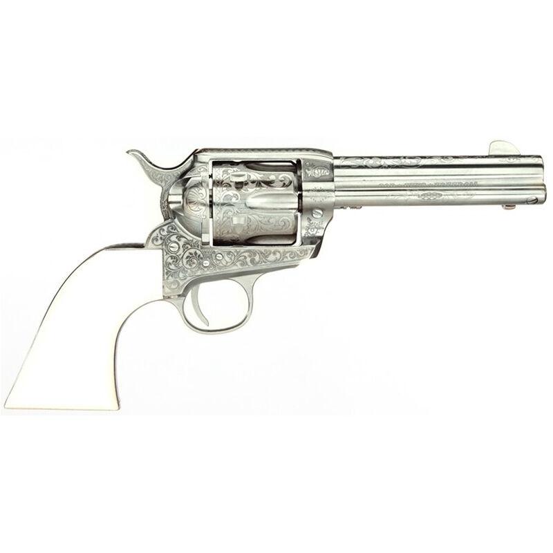 Handguns Taylors&Co 4.75" 357Magnum|38Special TAY 200058   OUTLAW LEGACY NCKL ENG  357   4.75 • Model: 4.75"